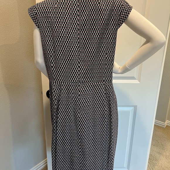 J.Crew Cap Sleeve Matelassé Dress SZ 16 - Picture 4 of 9